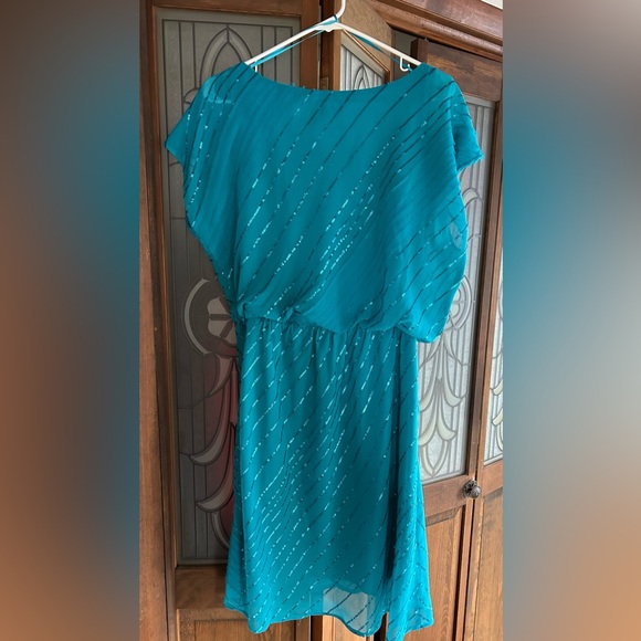 Vince Camuto Blue Caribbean Dress 14 - Picture 5 of 9